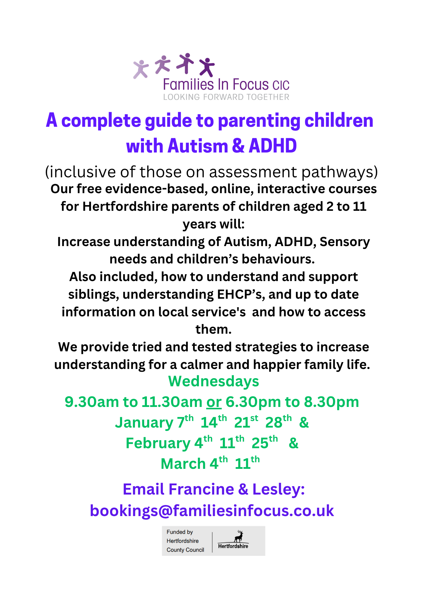 Families in Focus A complete guide to parenting children with SEND January 2026